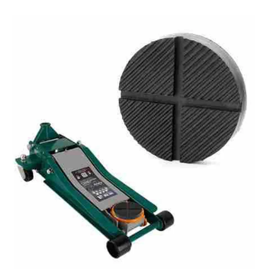 12.5cm Jacking Pad Slotted Car Rubber Jack Pad Frame Protector Guard Adapter Tool for Pinch Weld Side Jacks Lifting