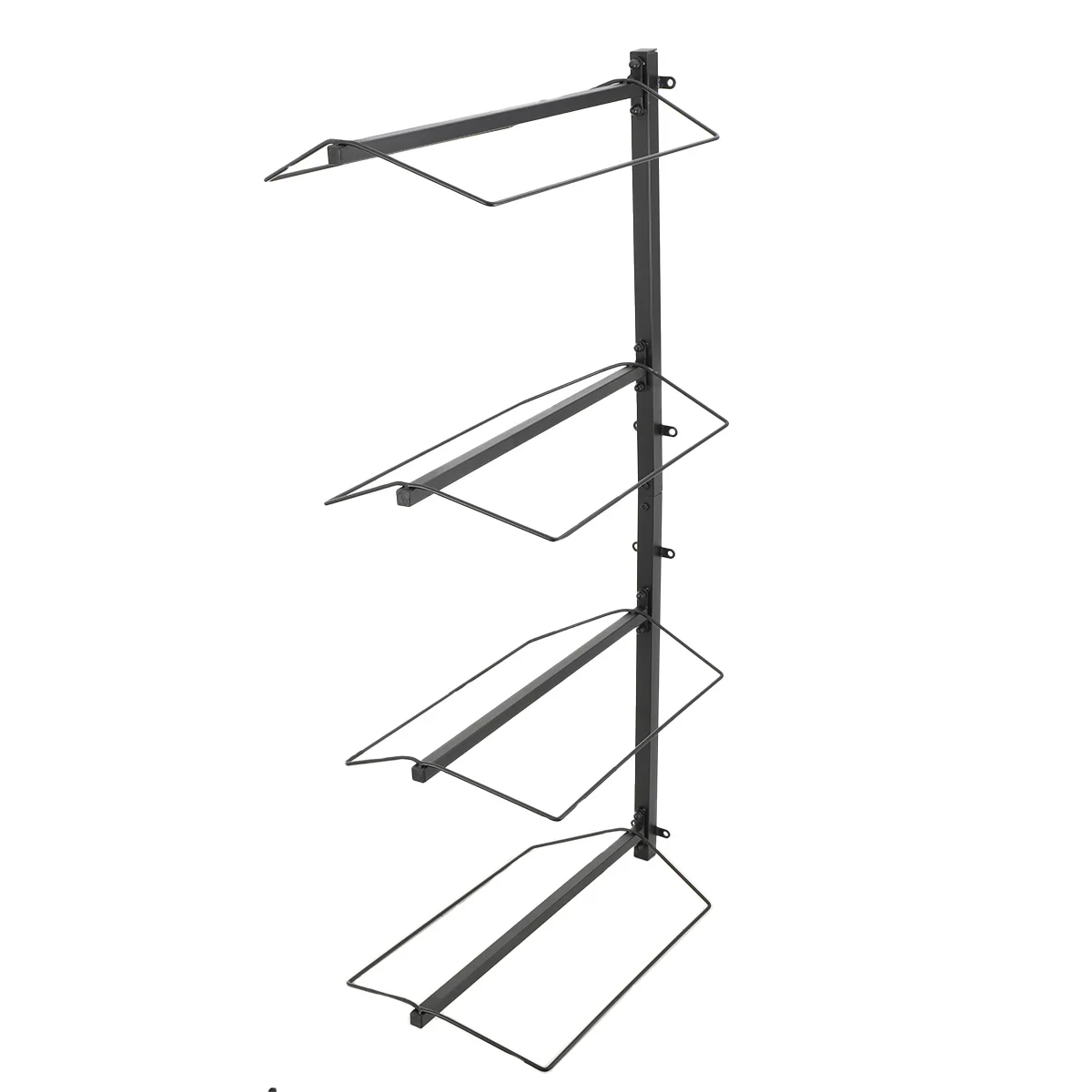 

2 Sets Saddle Rack Wall Mounted Heavy Duty 4 Tier Horse Saddle Hanging Stand