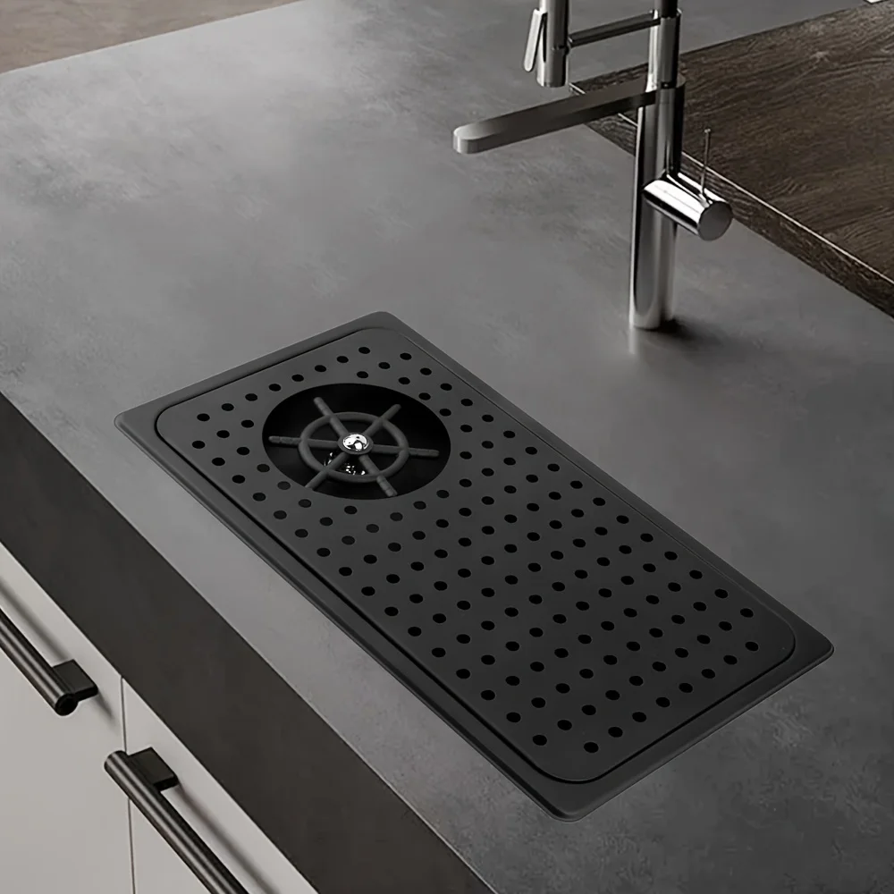 

Glass Rinser Cup Washer Glass Washer for Sink Cup Rinser Bar Accessory, Halloween Christmas Birthday Gift Black Friday