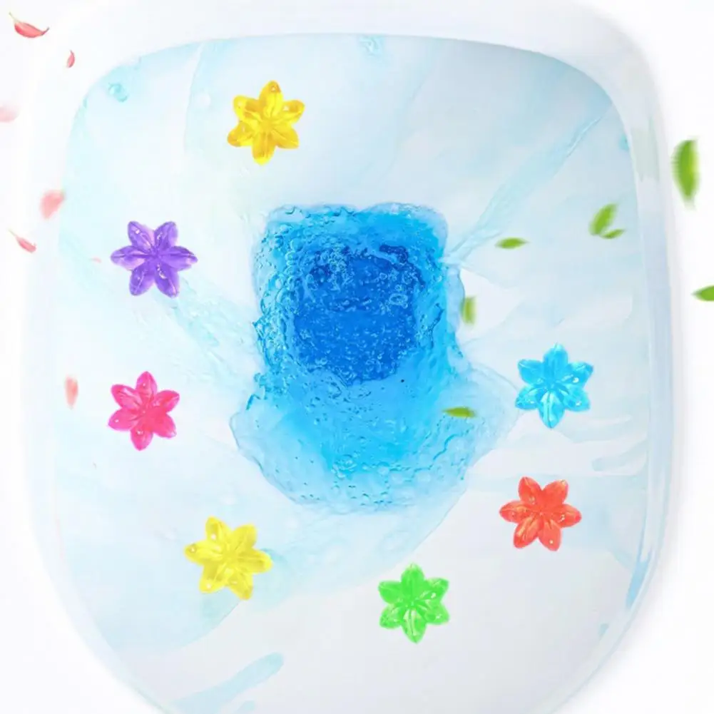 

1/6Pcs Deodorant Gel 12times Comfortable Scent Automatic Cleaning Long-Lasting Adhesion Toilet Sink Cleaner Bathroom Supplies