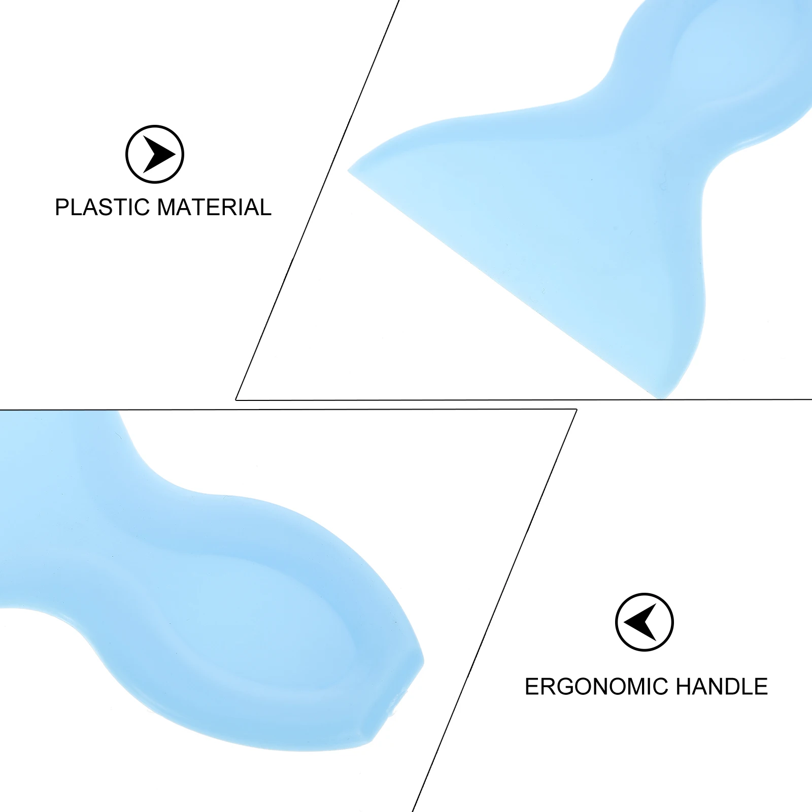 

4pcs Car Vinyl Squeegee Scraper Plastic Film Removal Tool For Decal Window Membrane Protection Scratch Resistant Auto