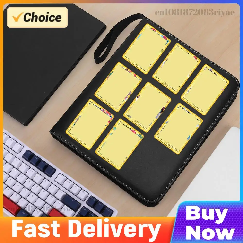 

Альбом для коллекционирования карт на 900 карманов, двусторонний, из ПУ, для карт Pokemon TCG, MTG, других игровых и спортивных карт