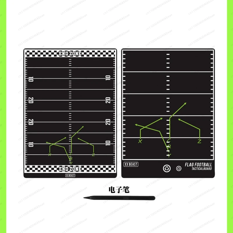 American Flag Football Coaching Board LCD Screen with Erasable Pen for Referees Training Matches