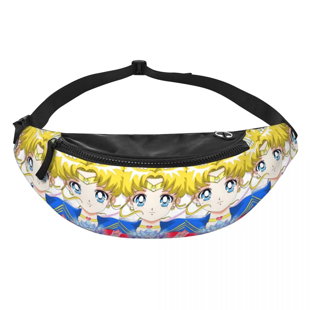 

Поясная сумка-бананка Custom Animes S-Sailors M-Moons Comic для женщин и мужчин, кроссбоди, для бега, для телефона и денег