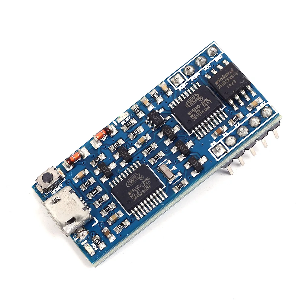 Voice Module Mini USB 32Mbit WAV for 0.5W 8ohm Speaker Voice Playback Module