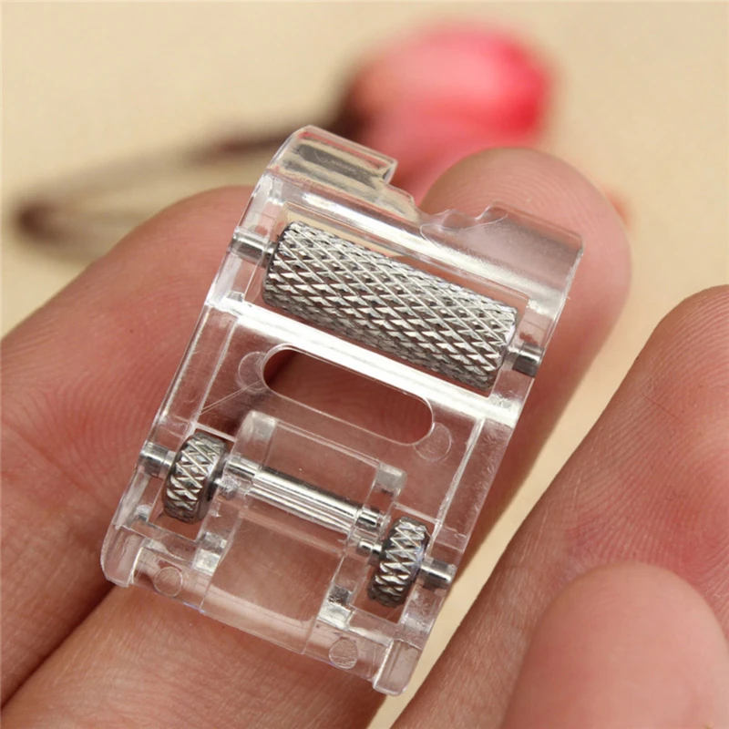 1/2/3pcs Roller Sewing Machine Presser Foot Plus Non-Stick Zigzag Presser Foot For Singer Brother Low Shank Sewing Machine NEW