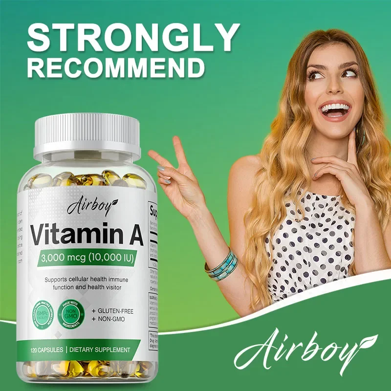 Vitamin A - Immune System & Reproductive Function, Supports Healthy Skin & Eyes, Antioxidant Activity