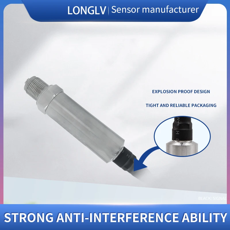 LONGLV PTL610F جهاز إرسال مستوى السائل المثبت على الجانب