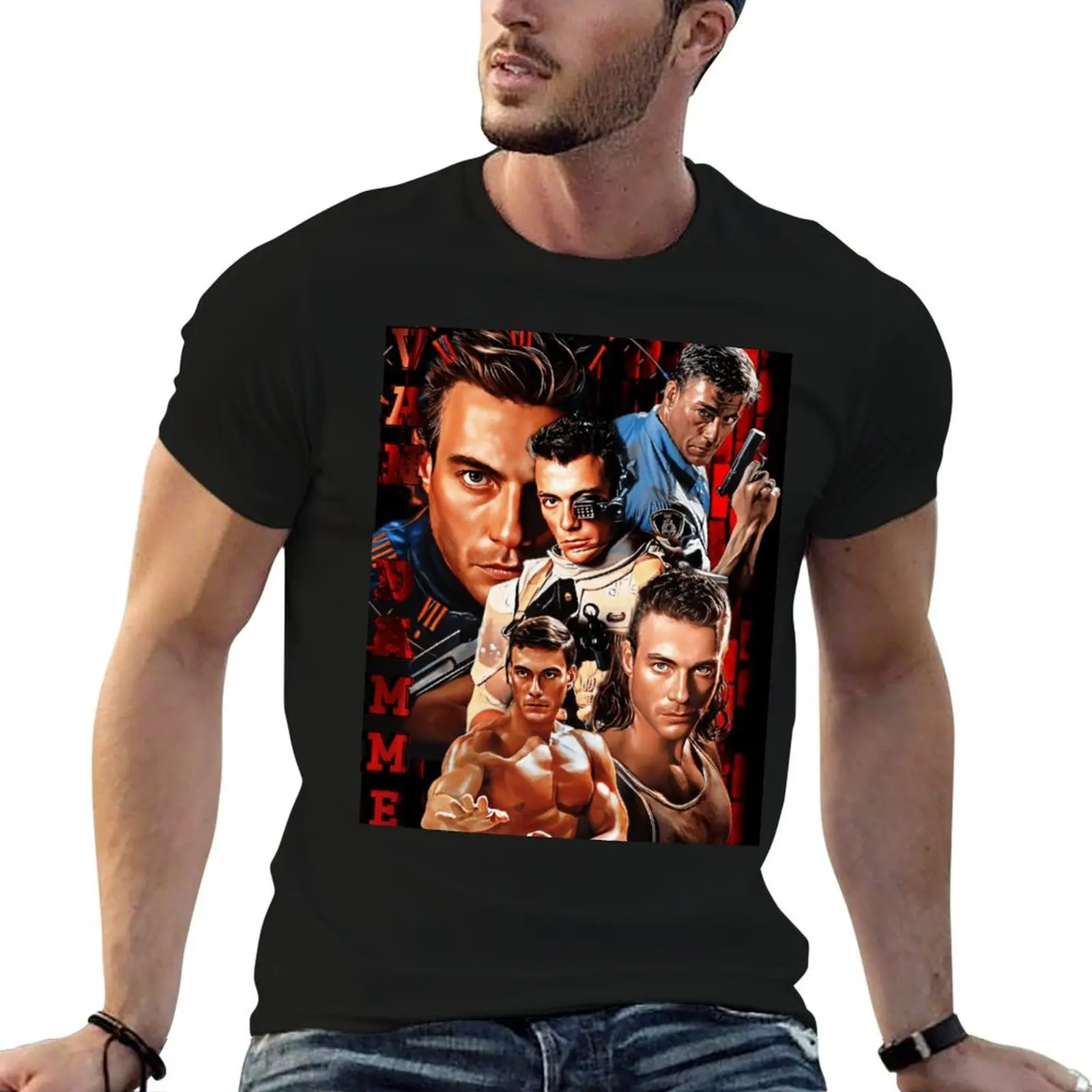 

Jean Claude Van Damme T-Shirt t shirts for man cotton soft man t shirt designer T-Shirt