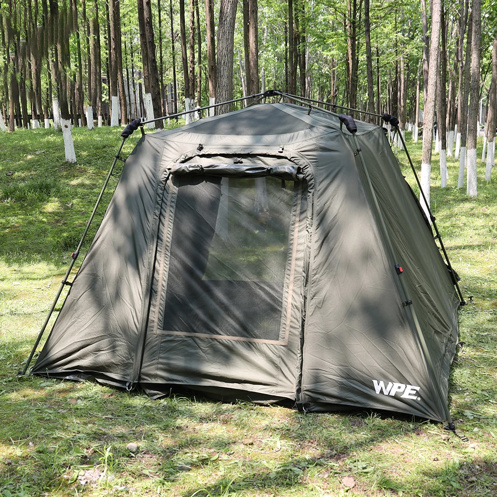 

New Outdoor Fishing Tent 3*300D Oxford Cloth PU2000mm Waterproof Material Carp Fishing Equipment Bivvy Tent for Carp Fishing