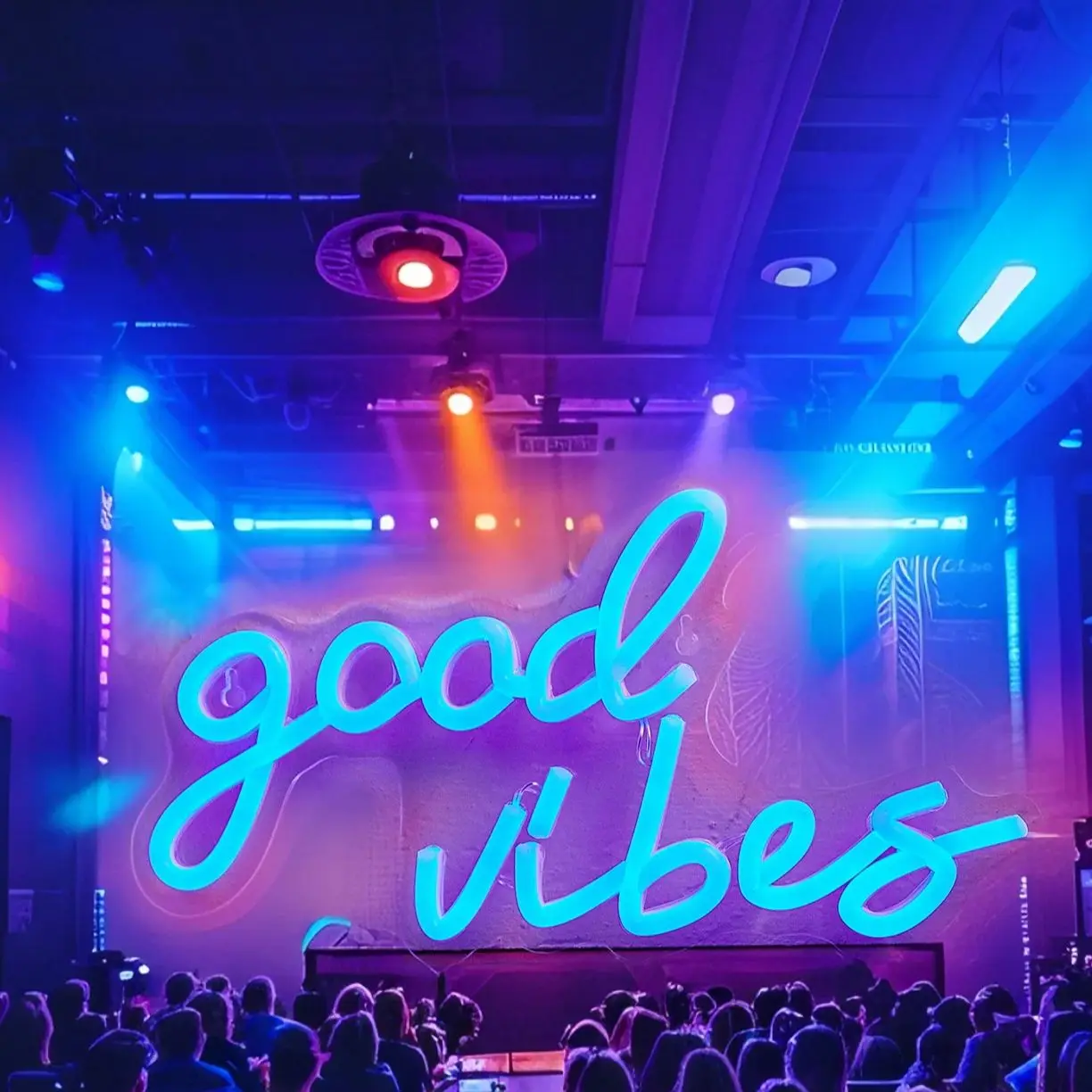 

Chi-buy LED Neon Good Vibes USB Powered Neon Signs Декоративная лампа Знаки Подарок на день рождения Настенное искусство для спальни, комнаты, бара, магазина