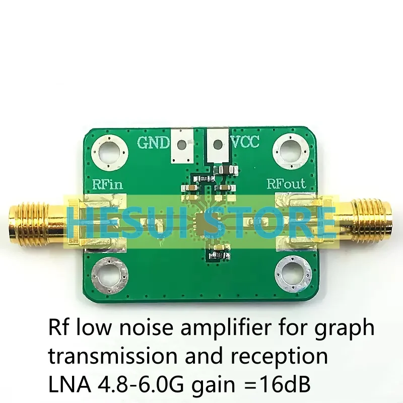 Rf low noise amplifier for graph transmission and reception LNA 4.8-6.0G gain =16dB