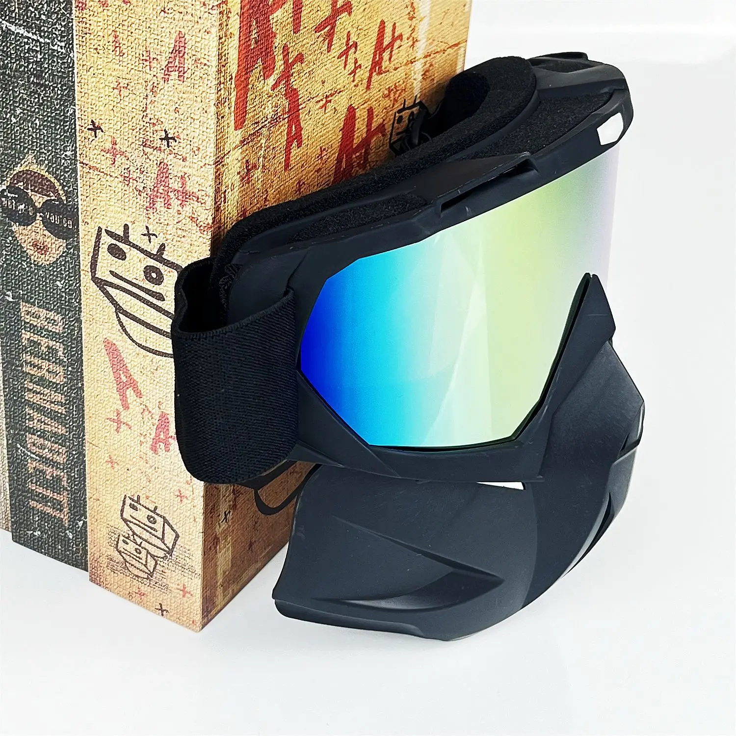 

Motorcycle Windproof Ghost Mask Style Goggle HD Outdoor Sport Glasses Eyewear Riding Motocross UV Protection Sunglasses