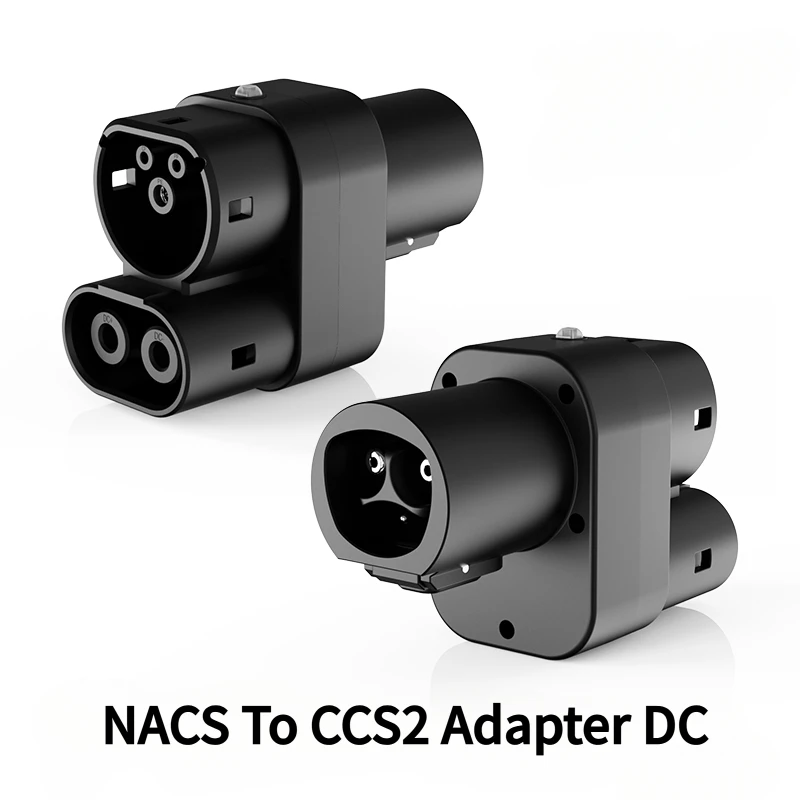 NACS to CCS2 DC EV Charging Adapter 300A 1000V DC For NACS to CCS2 DC Electric Vehicle Charger