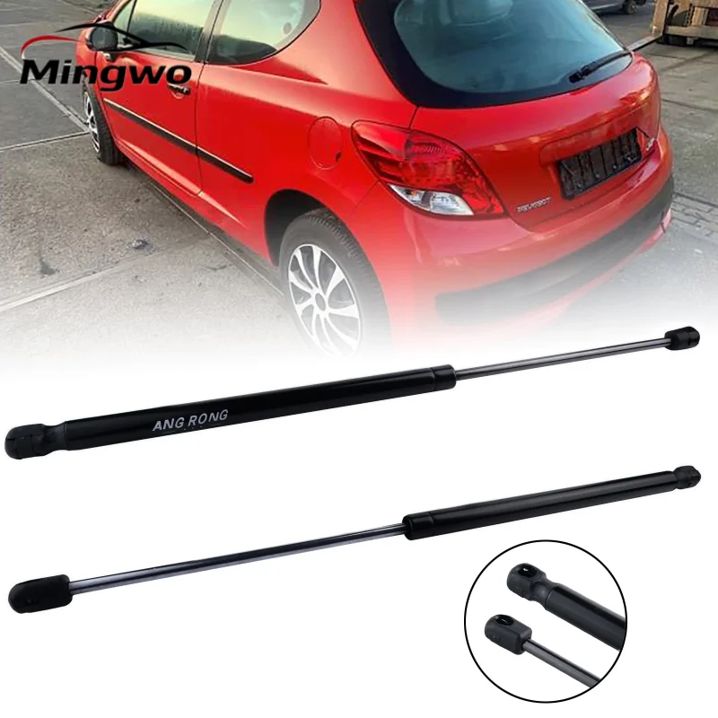 2x Amortiguadores de Gas para Puerta Trasera, Soporte de Resorte, Elevador de 505 mm para Peugeot 207 Hatchback WA WC 2006-2012 8731l7