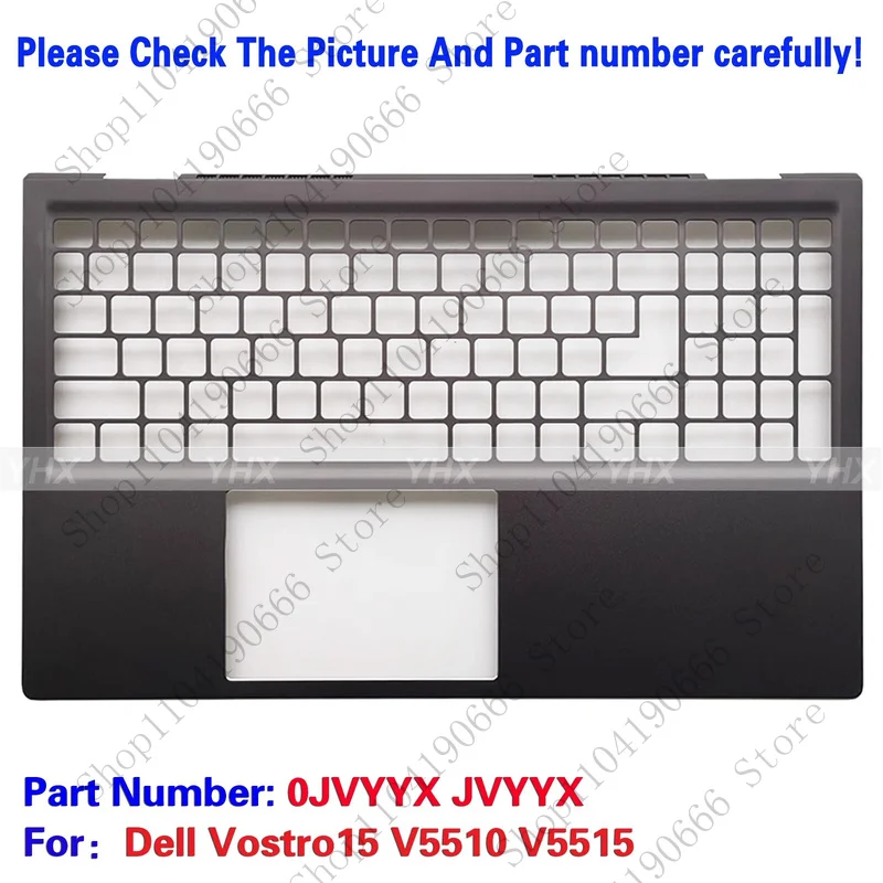 

Notebook computer components New For Dell Vostro15 V5510 V5515 Palmrest Upper Case Cover KB Bezel 0JVYYX.