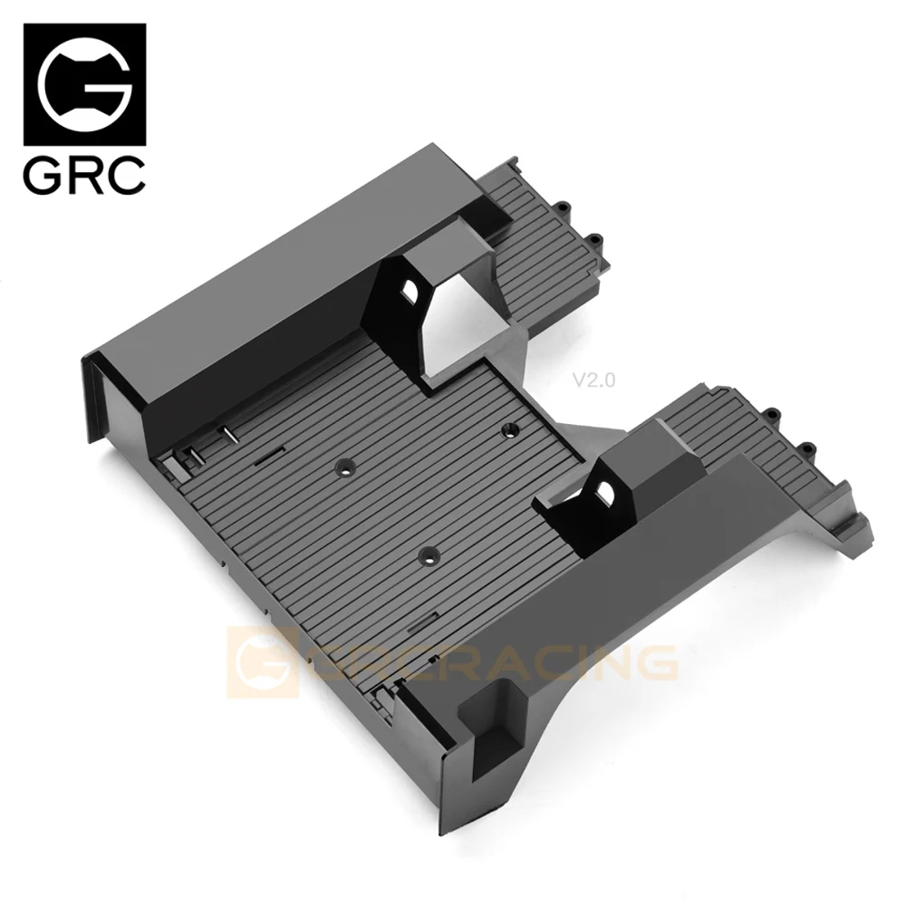 Semi-pickup Integrated Rear Bucket Floor Modified Parts for 1/10 RC Crawler Car Traxxas TRX4 Defender DIY Upgrade Accessories