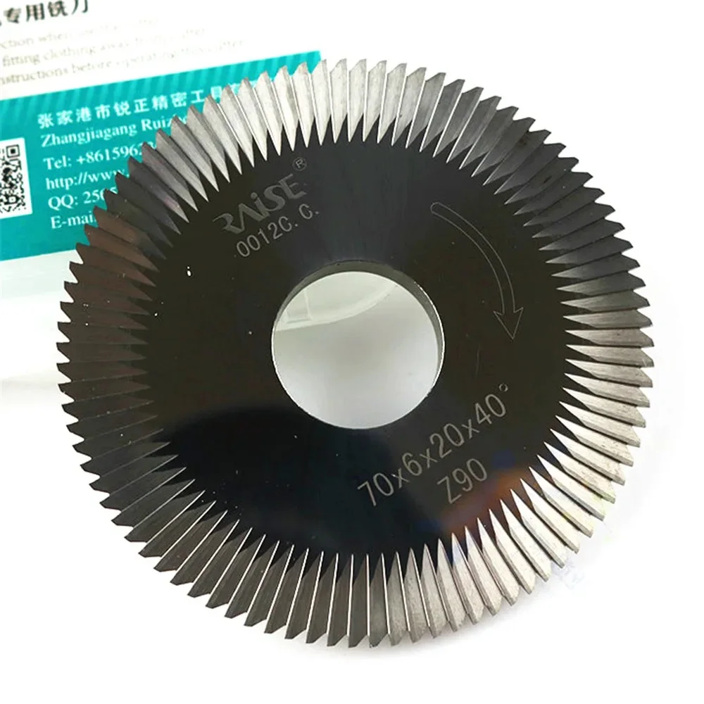 

Tungsten 0012C.C Milling cutter ( 70x6x20 ) For Wenxing Key Cutting Machine 888A 888C & Gladaid GL-368A,KL-918,888A,333A machine