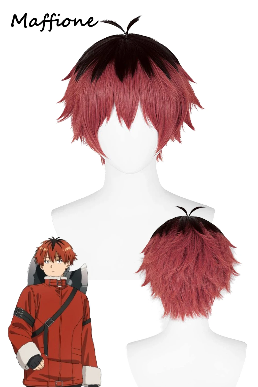 Stark Wigs Cosplay Anime Sousou of Friern Fantasy Roleplay Fantasia Prop Adult Men Costume Accessories Man Halloween Hair Decor