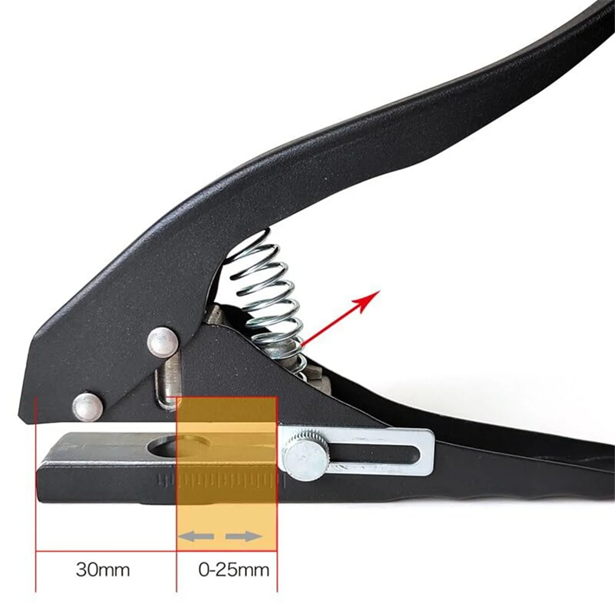 ثقب واحد دائري لكمة لبطاقات الهوية ، دائرة ورقة لكمة ، باليد ، بطاقات بولي كلوريد الفينيل ، صور شارة ، 15 مللي متر