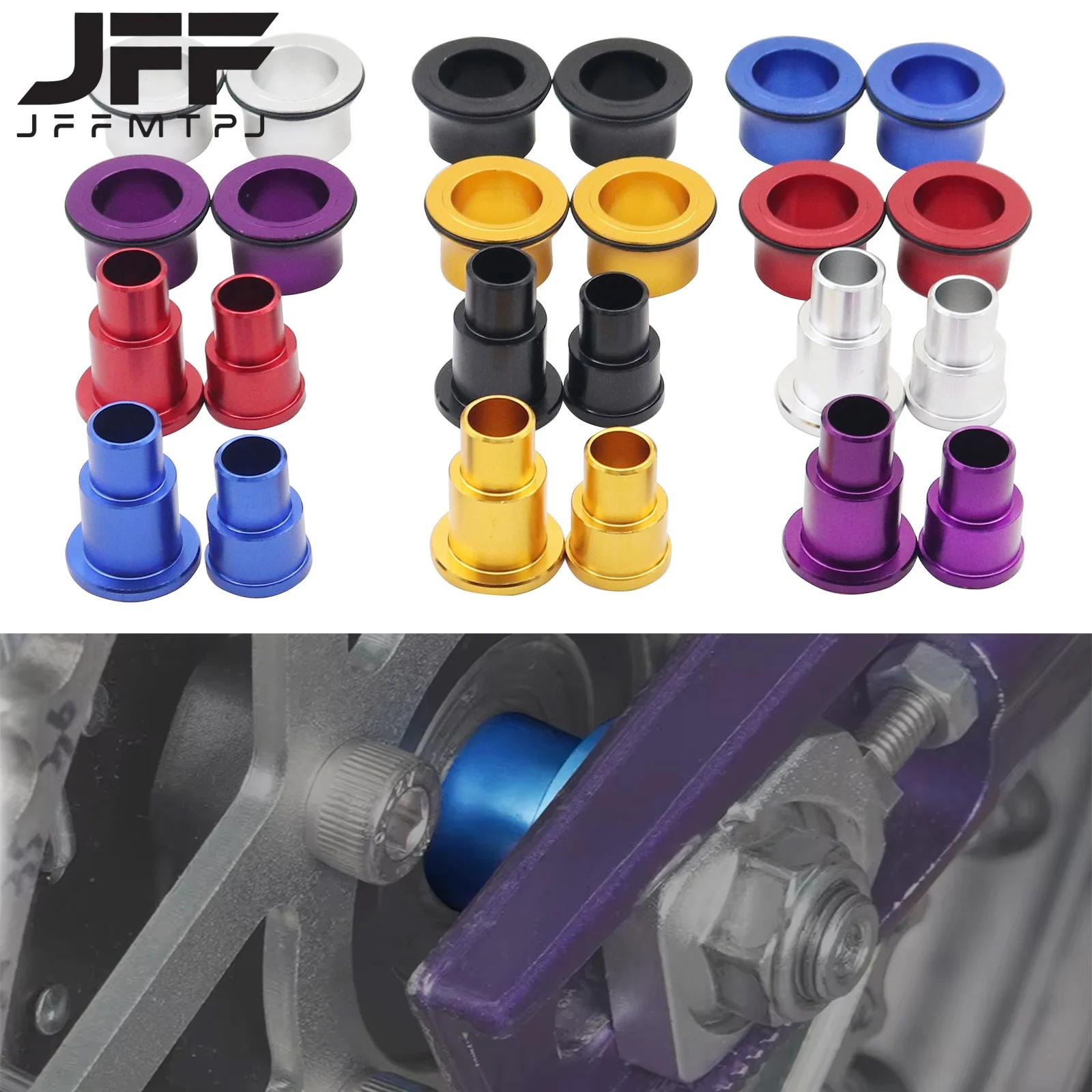 Electric Bike CNC Front Rear Wheel Axle Hub Spacer For Sur-Ron Surron Light Bee S & Light Bee X For Segway X160 X260 Universal