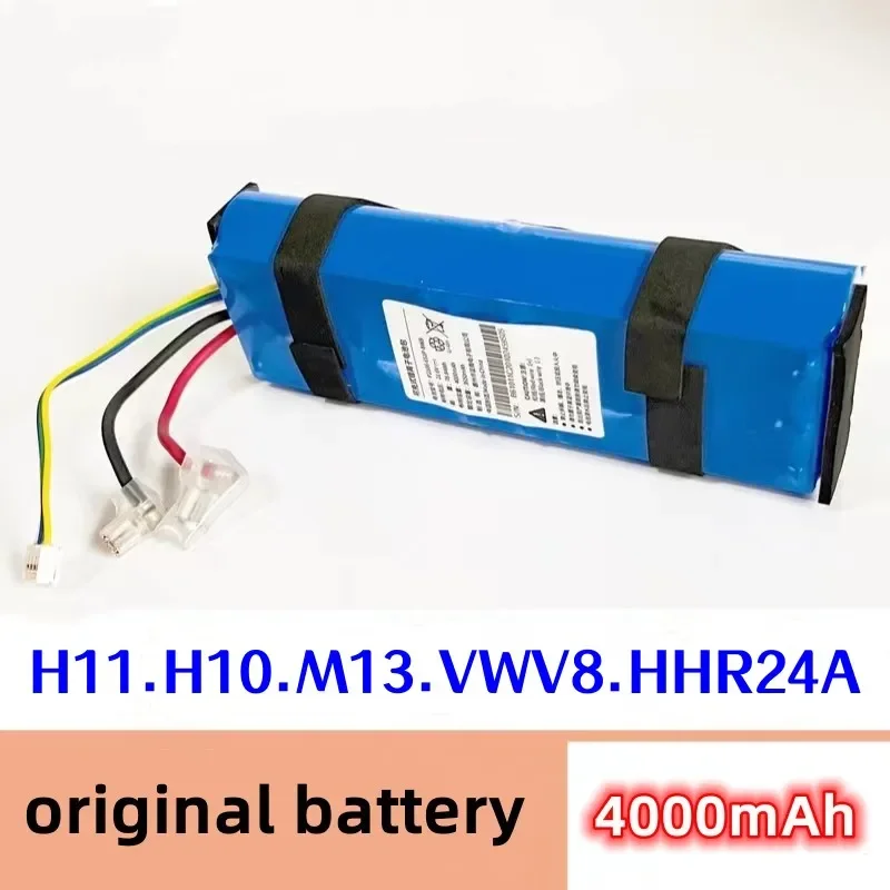 100%Original 4000mAh For Dreame H10 H11 H11max H12max M13 VWV8 HHR24A Floor scrubber Rechargeable batteries