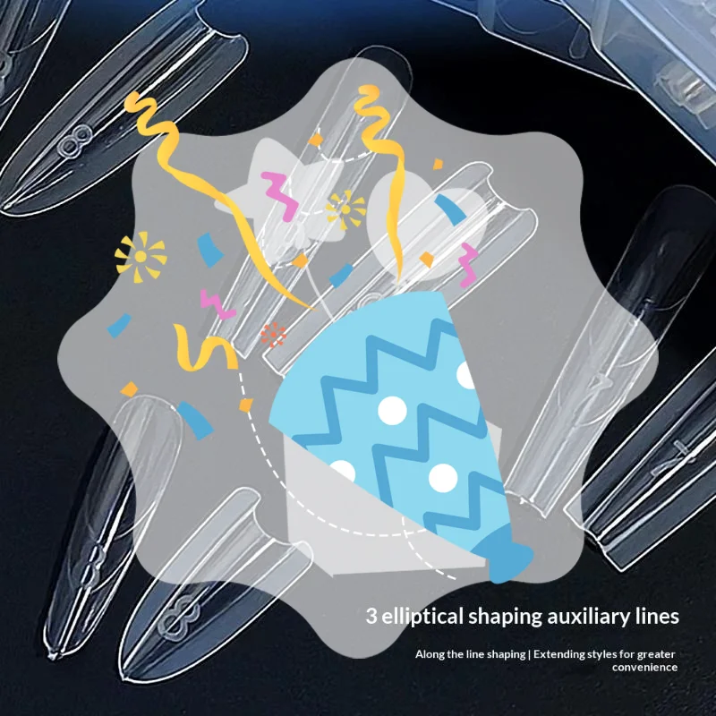 240 stuks sandwich dubbele nagelvormen 15 maten extensies-dubbele vormen boven onder schimmel lange doodskist amandel nail art vormen manicure tool