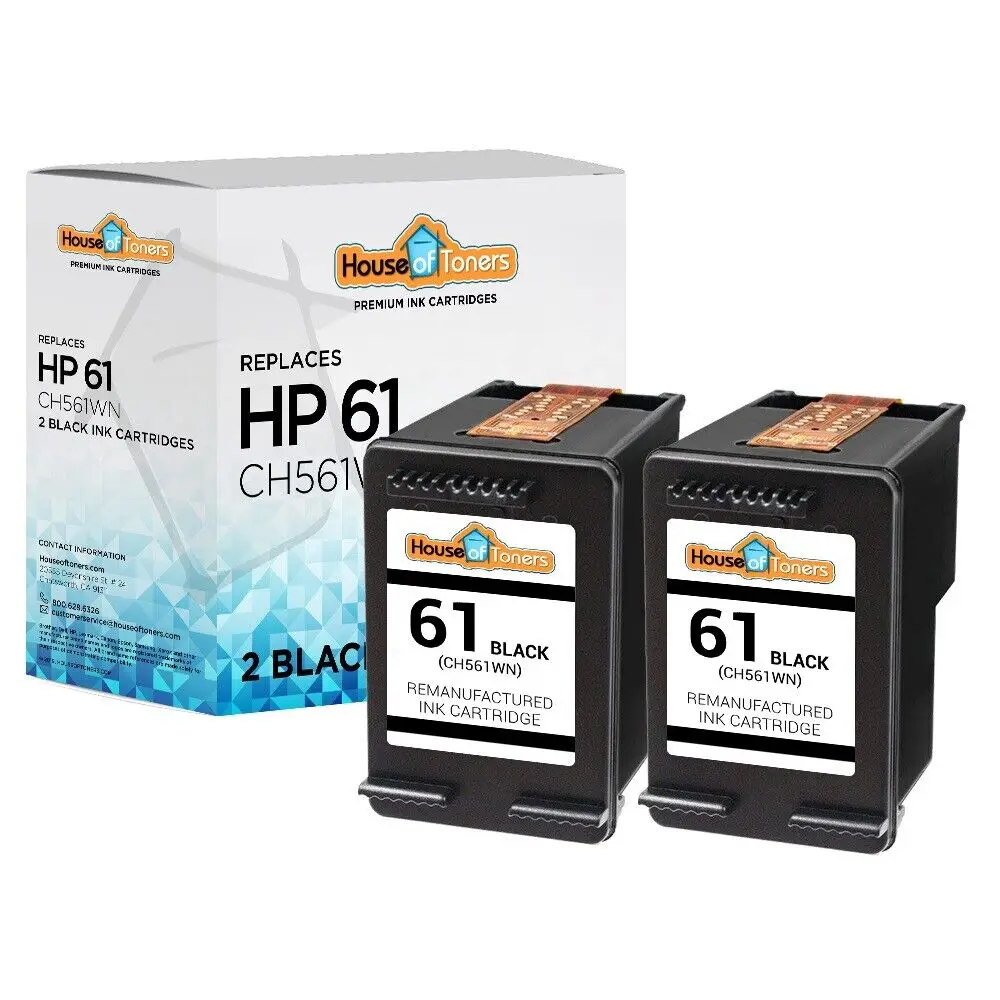 

2 Black CH561WN Ink for HP Deskjet 2547 2549 3057A 3059A ENVY 4503 4507 4508