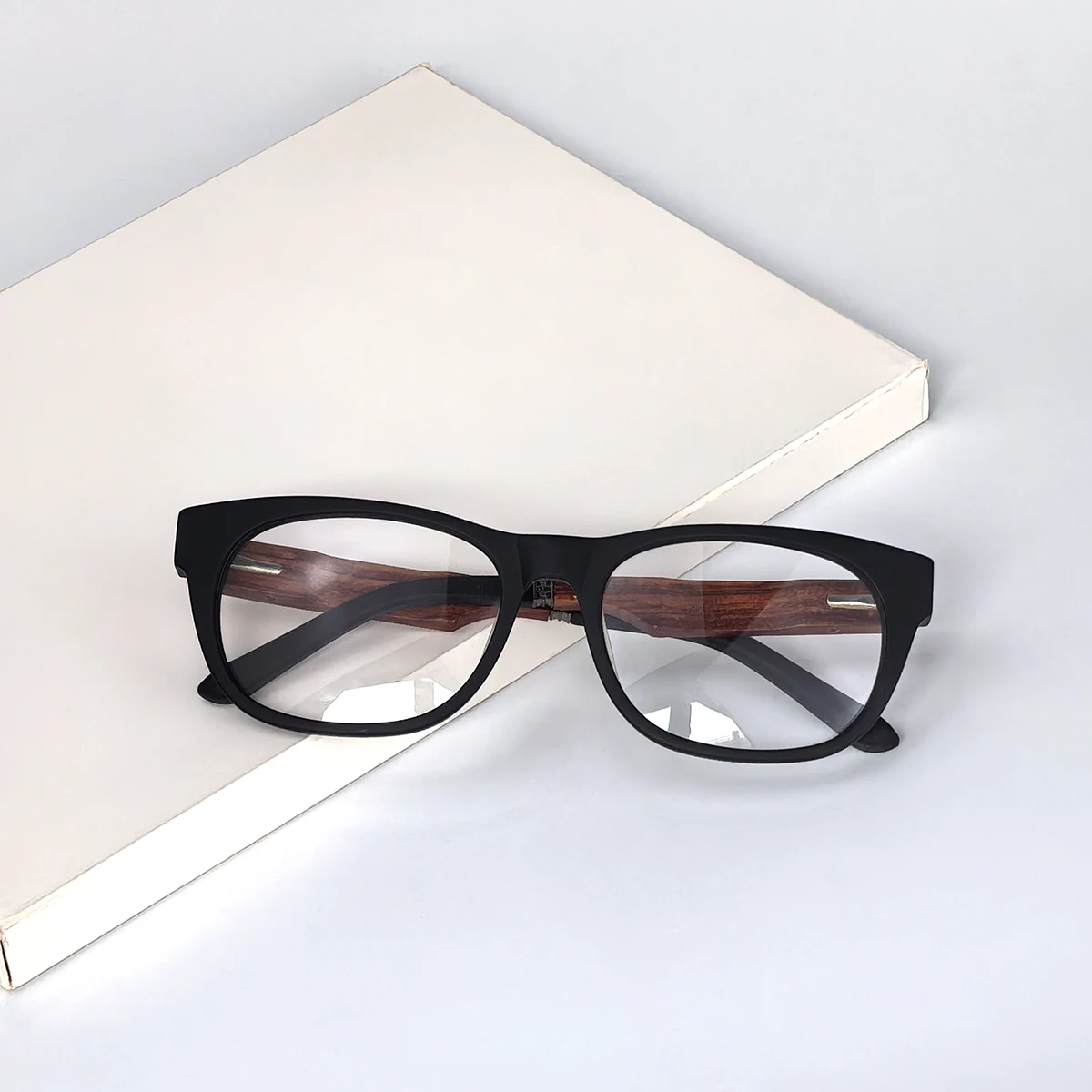 

Full Acetate Frame Wood Foot Reading Eyeglasses Anti Blue Light Progressive Multifocal Reading Glasses See Near And Far Eyewear