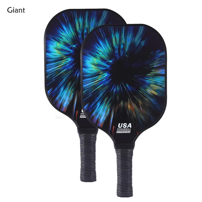 

Two Paddle Set Lightweight Carbon Fiber Pickleball Paddle Carbon Honeycomb Board Beach Racket Set Youth Outdoor Sports