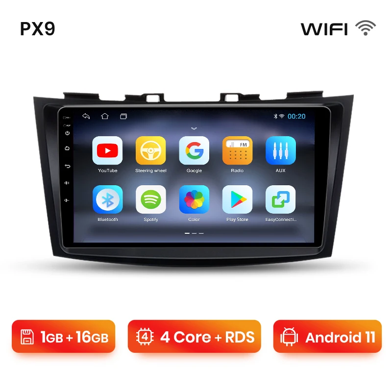 Awesafe Px9 Plus Autoradio Voor Suzuki Swift 4 2011 - 2017 Draadloze Carplay Android Auto Nr 2 Din 2din Dvd