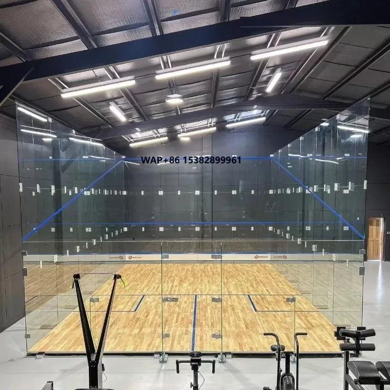 MCG Hot Selling Double Person Squash Court Equipment Full View Worldwide Sports Court for Sale