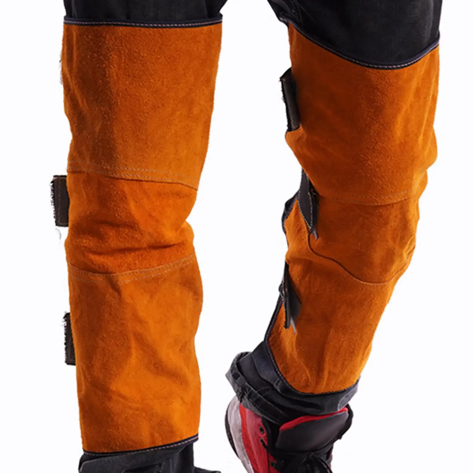 Welding Leg Covers Leg Cover Sleeve Wraps Fireproof Reinforced Anti Scald Anti
