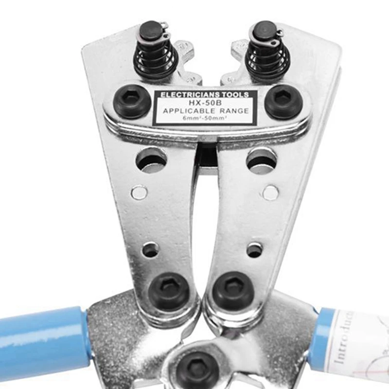 HX-50B инструмент для обжима кабеля, профессиональные щипцы для обжима клемм, автомобильные медные R-образные Паяные разъемы