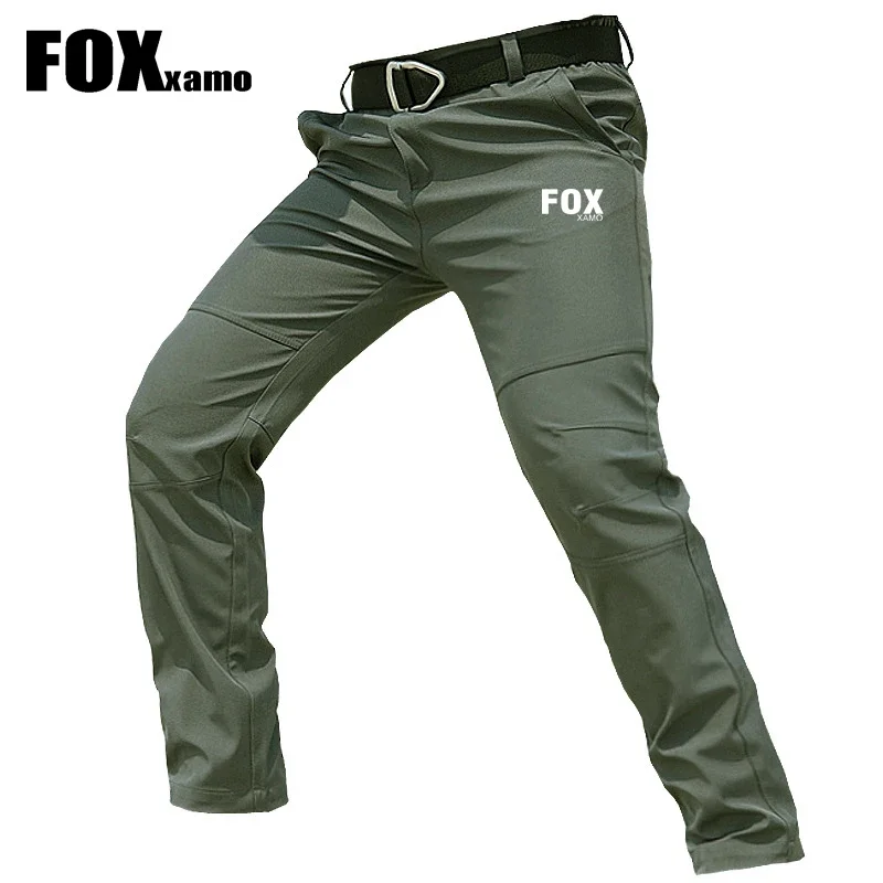 Foxxamo Fietsen Mannen Tactische Broek Ademend Buiten Leger Militaire Lange Broek Mannelijke Waterdichte Sneldrogende Wandelen Cargobroek