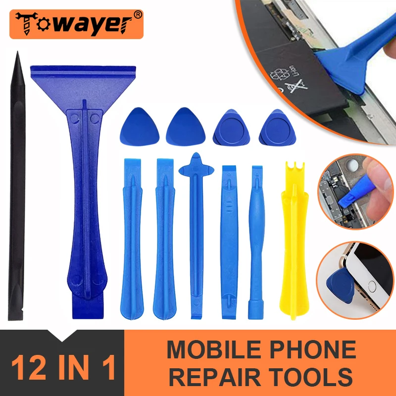 12 In 1 Mobiele Telefoon Reparatie Tools Elektronische Apparatuur Laptop Computer Demonteren Pry Opening Schroevendraaier Kits Screen Hand Tool