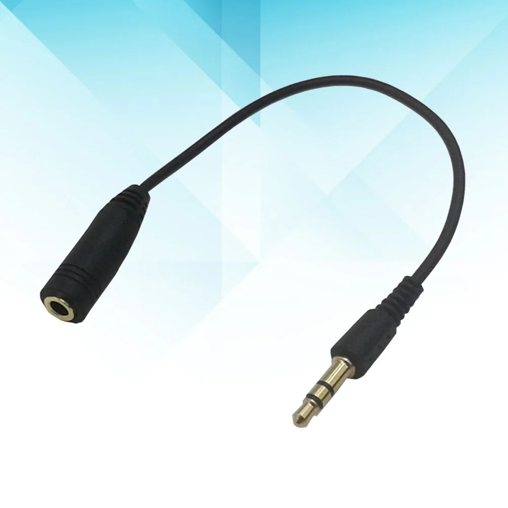 23Cm 3.5Mm Stereo Male To Female Audio Aluminum Alloy Shell Wire Core Low Signal Loss Compatible With Ios Aux Devices Headphone