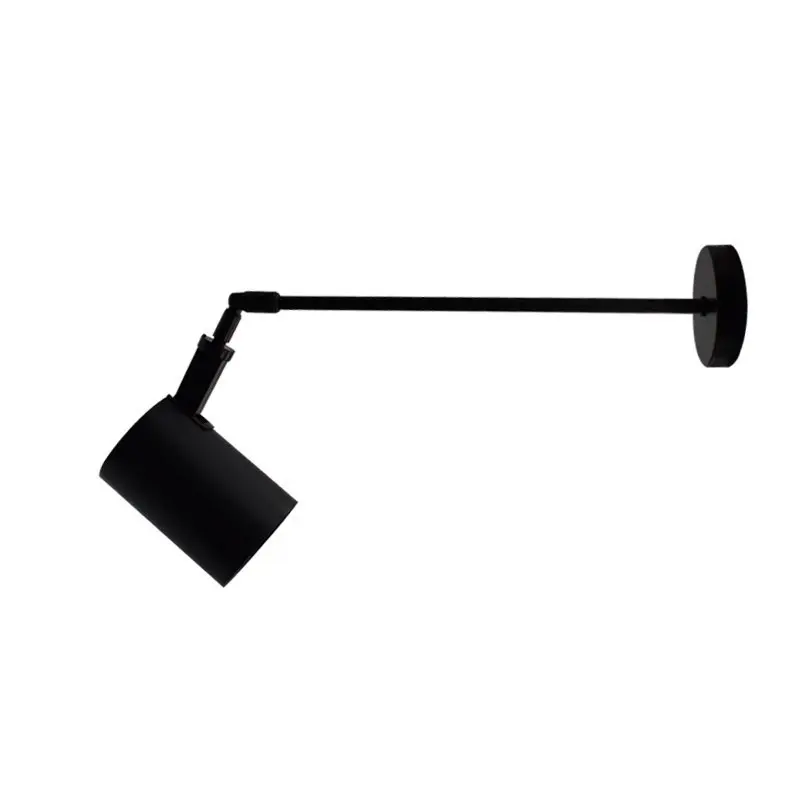 Modern Telescopic Ceiling Wall Lamps Adjustable Long Arm LED Black Spotlight COB Aluminium Sconces Gallery Picture Wall Decor