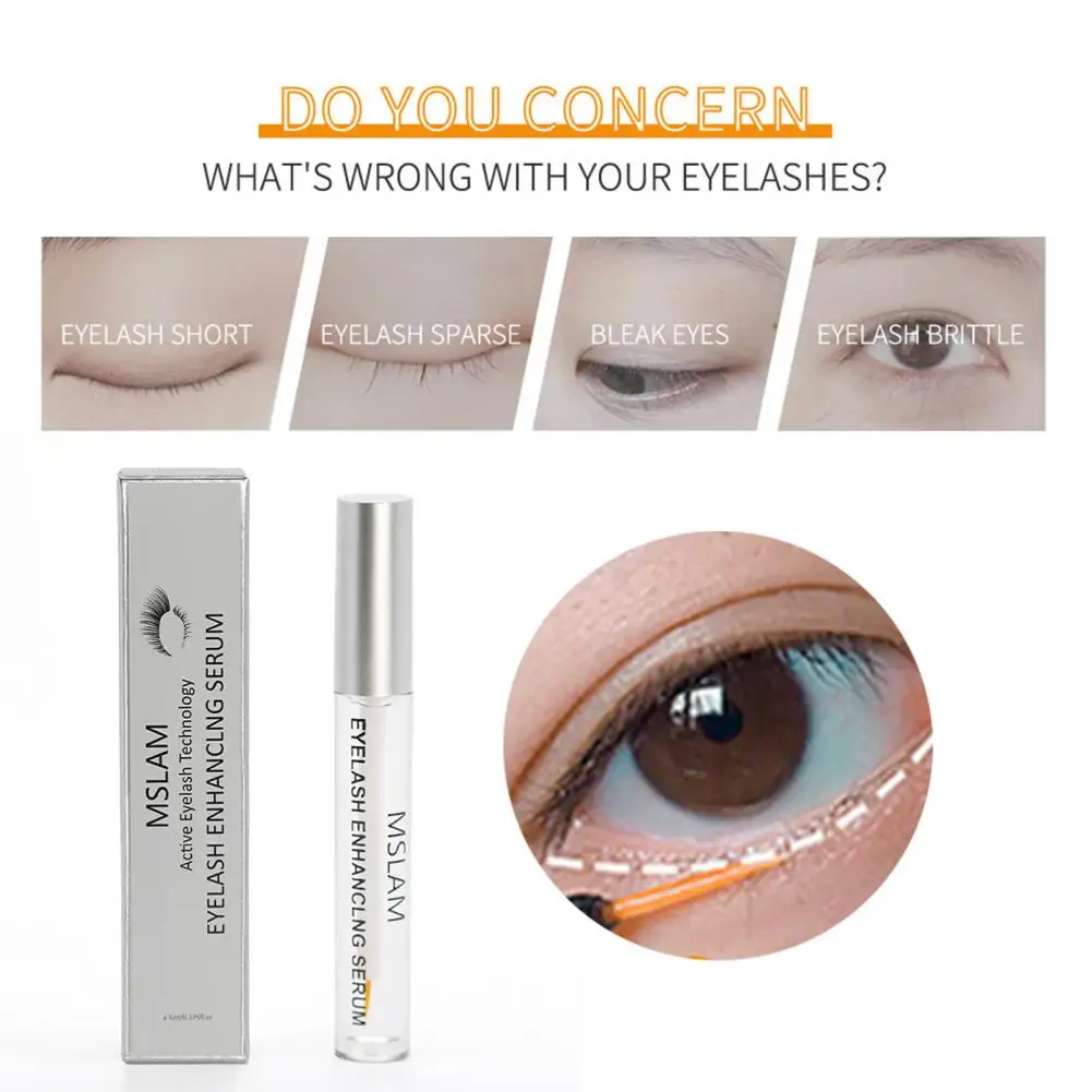 5ml Universal Eyelash Growth Treatment Serum Accessory Eyebrow Grower Thicker Eyebrows Eyelashes Serum for Girl