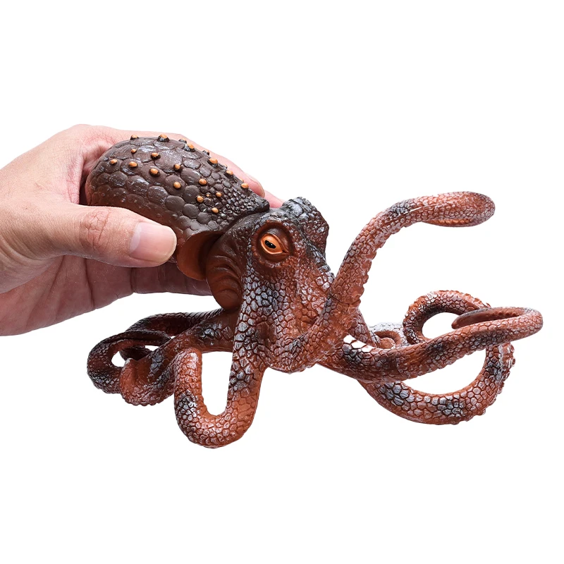 Sea animals Octopus Reef Squid Toy Figurine Plastic Model Figure - Fun Educational Play Toy for Boys, Girls & Kids Ages 3+