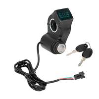 Electric Scooter Ignition Lock with 2 Keys for KUGOO M4 PRO Cylinder Starter Switch Locks Keys Kick Scooter Replacement Parts