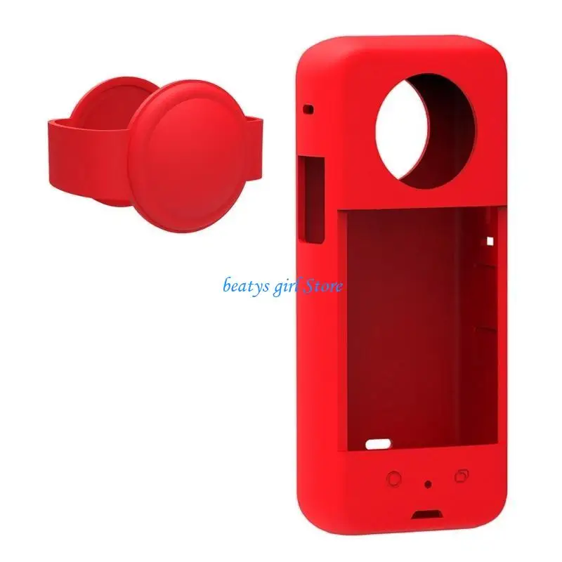 

C7AB Silicone Skin Cover for X4 Cameras Protector Perfect Lens Protections for Outdoor Use