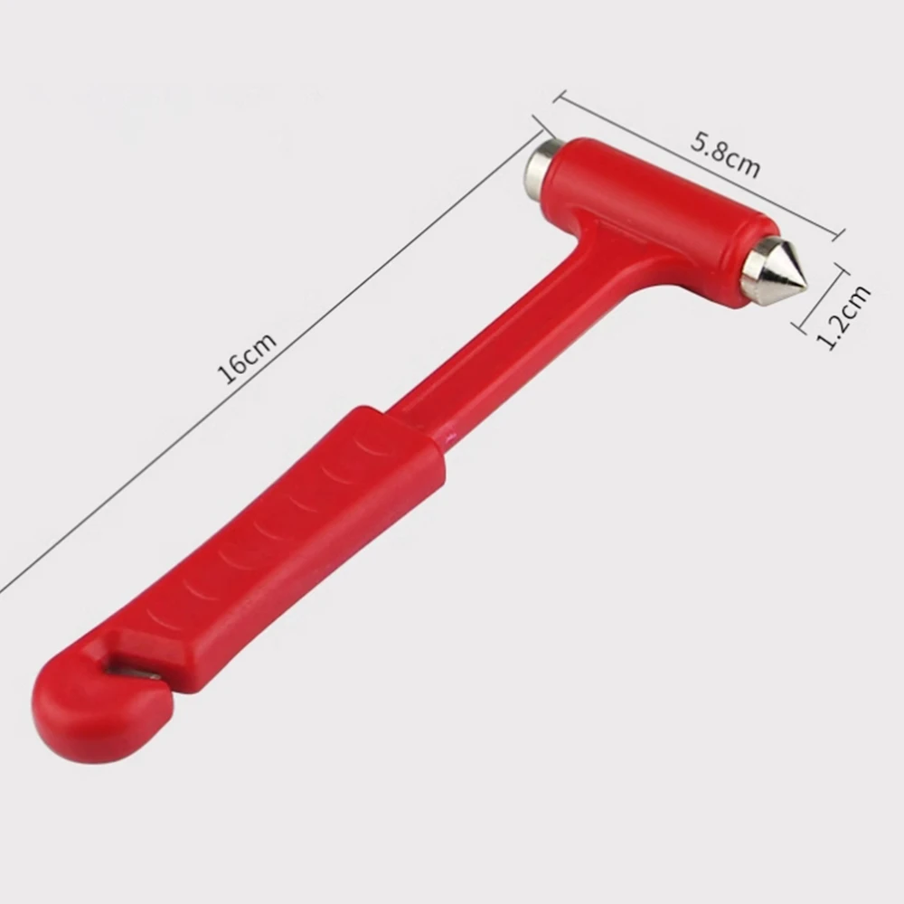 Multifunctional Safety Long Handle Solid Car Self-Help Emergency Escape Hammer Window Breaker for Window Knocking Glass Artifact