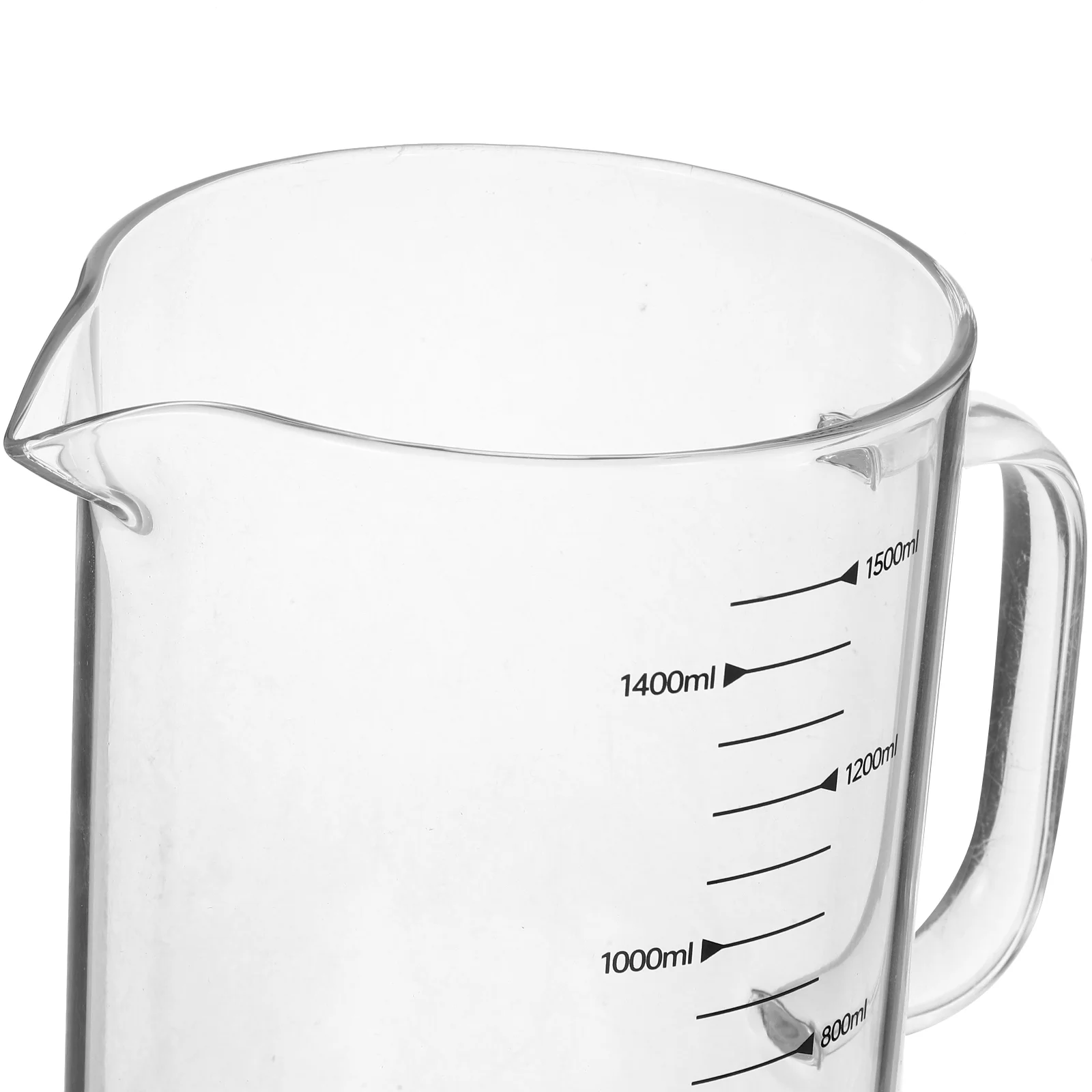 Measuring Cup Espresso Coffee Mugs Glass Cups with Scale Jug Portable Pitcher Creamer Milk Kitchen Child