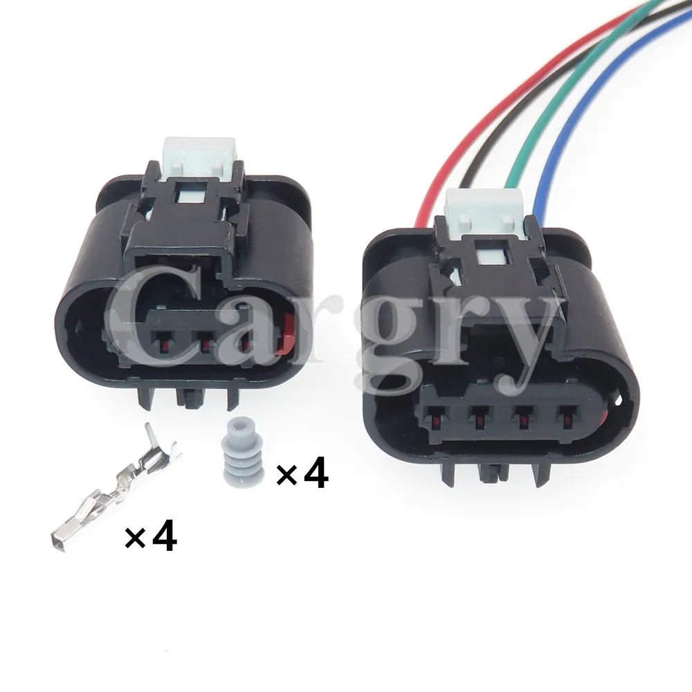 

1 Set 4P Waterproof Connector AC Assembly Automobile Sensor Wire Socket 10010348 10026005 For Buick Chevrolet