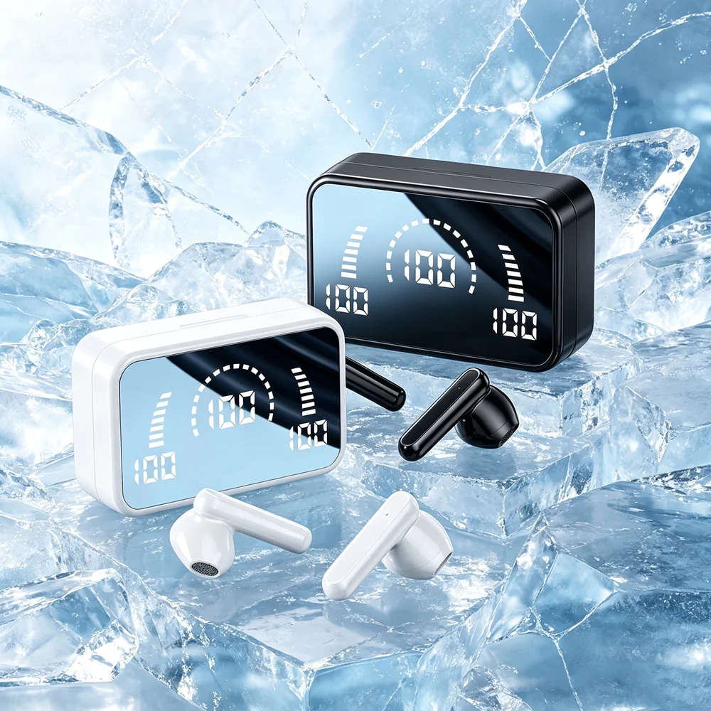 Bluetooth Earbuds Wireless Headphones Weather-resistant Bluetooth Headsets Repel Moisture During Unpredictable Outdoor Weather