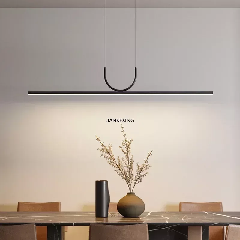 

Modern Simple LED Ceiling Chandelier For Table Dining Room Kitchen Island Dimmable Pendant Lamp Indoor Lighting Luster Fixture