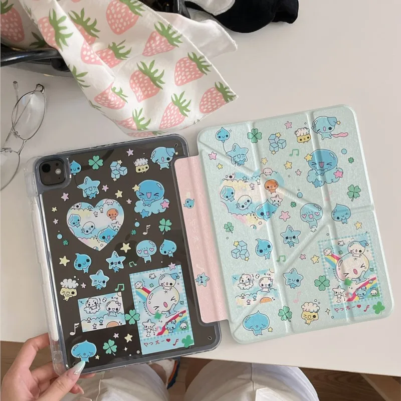 

With Pen Slot Tablet Case For ipad mini 6 7 ipad 5th 6th 7th 8th 9th 10th 11th/Air 3th 4th 5th 11" 8.3"9.7"10.2"10.5"10.9" Case