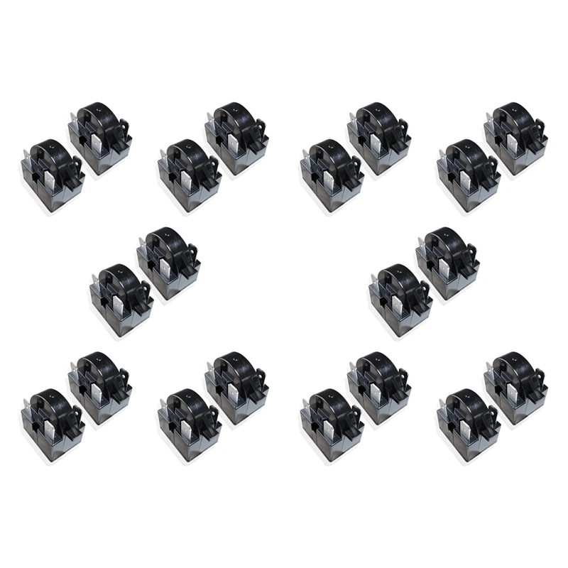 10X Replacement Part 3 Pin QP2-4.7/ QP2-4R7 4.7 Ohm Refrigerator PTC Start/Starter Relay For Most Mini Fridges Coolers