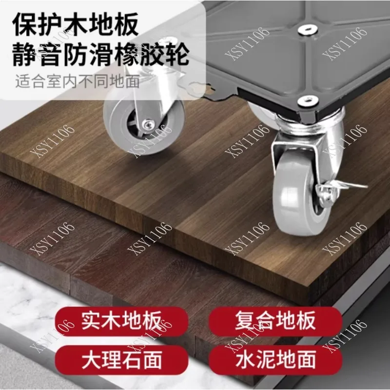 Universal Wheel Moving Tool with Brake Heavy Duty Furniture Shifter for Home Relocation